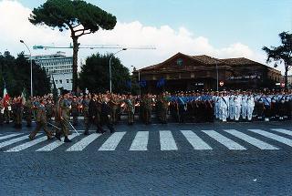Cerimonia inaugurale delle celebrazioni del cinquantennale della Resistenza e della guerra di Liberazione