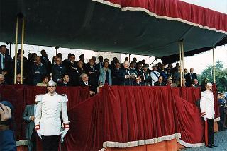 Cerimonia inaugurale delle celebrazioni del cinquantennale della Resistenza e della guerra di Liberazione