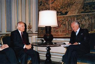 Gian Tommaso Mugnozza, Presidente della Conferenza permanente dei rettori delle Università italiane, e componenti il Comitato di presidenza della Conferenza