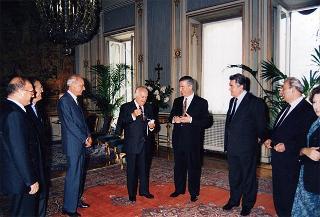 Consiglieri del SGPR in occasione del compleanno del Presidente della Repubblica