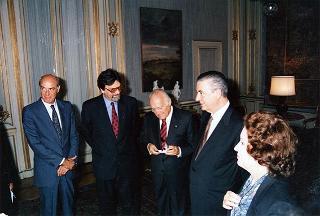 Consiglieri del SGPR in occasione del compleanno del Presidente della Repubblica