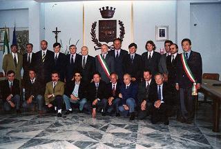 Intervento del Presidente della Repubblica Scalfaro, in forma privata, a Boves (Cuneo), per il 50° anniversario dell'eccidio.