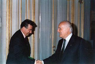 Armando Montanari, nuovo presidente dell'Ufficio europeo dell'ambiente, e rappresentanza di Associazioni ambientalistiche italiane