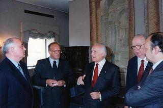 Michail Gorbaciov, presidente della Fondazione russa di studi socio-economici e politici