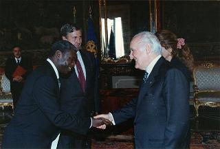 Gregoire Mouberi, nuovo ambasciatore della Repubblica del Congo: presentazione di lettere credenziali