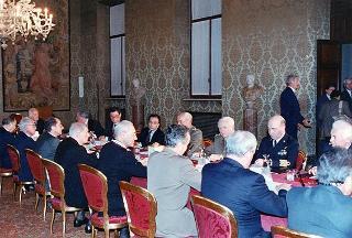 Riunione con il Presidente del Consiglio dei ministri, i ministri dell'interno, delle finanze e della difesa ed esponenti delle Forze armate e della sicurezza nazionale