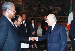 Antero Alberto Everdosa Abreu, nuovo ambasciatore della Repubblica della Angola: presentazione di lettere credenziali