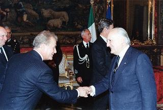 Rudolf Davorin, nuovo ambasciatore della Repubblica di Croazia: presentazione di lettere credenziali