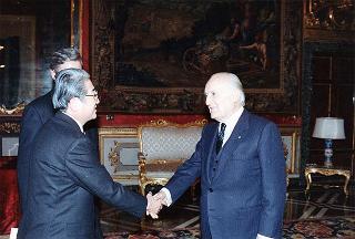 Masamichi Hanabusa, nuovo ambasciatore del Giappone: presentazione di lettere credenziali