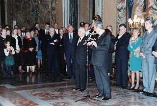 Incontro con il personale civile e militare del Segretariato Generale della Presidenza della Repubblica