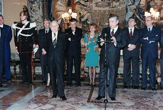 Incontro con il personale civile e militare del Segretariato Generale della Presidenza della Repubblica