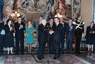 Incontro con il personale civile e militare del Segretariato Generale della Presidenza della Repubblica