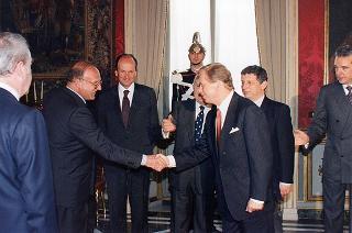 Incontro e colazione con il Presidente della Repubblica Ceca, Vaclav Havel.