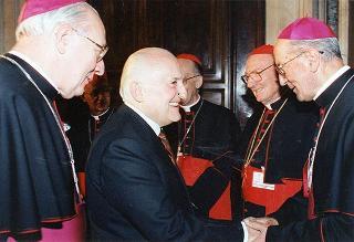 Incontro del Presidente della Repubblica Oscar Luigi Scalfaro con una delegazione del Segretario di Stato della S. Sede e una rappresentanza di partecipanti all'Assemblea speciale per l'Africa del Sinodo dei vescovi