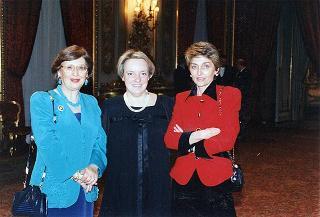 Incontro del Presidente della Repubblica Oscar Luigi Scalfaro con una delegazione del Segretario di Stato della S. Sede e una rappresentanza di partecipanti all'Assemblea speciale per l'Africa del Sinodo dei vescovi
