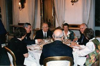 Pranzo in onore del Sen. Prof. Giovanni Spadolini e dell'On. Giorgio Napolitano.