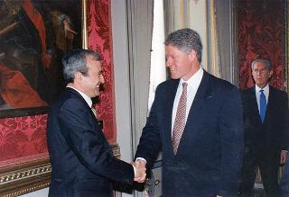 Visita ufficiale del Presidente degli USA Bill Clinton e signora Hillary Clinton