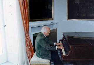 Soggiorno del Presidente della Repubblica Oscar Luigi Scalfaro a Villa Rosebery.