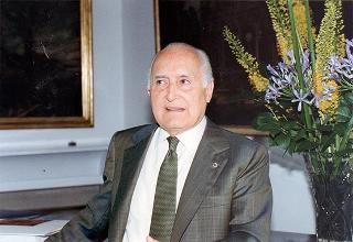 Soggiorno del Presidente della Repubblica Oscar Luigi Scalfaro a Villa Rosebery.