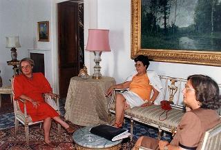 Soggiorno del Presidente della Repubblica Oscar Luigi Scalfaro a Villa Rosebery.