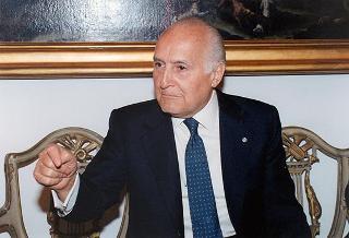 Soggiorno del Presidente della Repubblica Oscar Luigi Scalfaro a Villa Rosebery.
