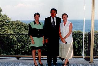 Soggiorno del Presidente della Repubblica Oscar Luigi Scalfaro a Villa Rosebery.