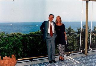Soggiorno del Presidente della Repubblica Oscar Luigi Scalfaro a Villa Rosebery.