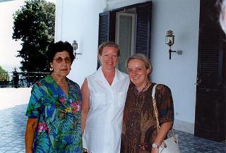 Soggiorno del Presidente della Repubblica Oscar Luigi Scalfaro a Villa Rosebery.