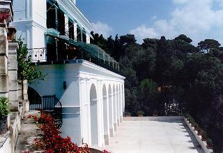 Soggiorno del Presidente della Repubblica Oscar Luigi Scalfaro a Villa Rosebery.