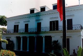 Soggiorno del Presidente della Repubblica Oscar Luigi Scalfaro a Villa Rosebery.