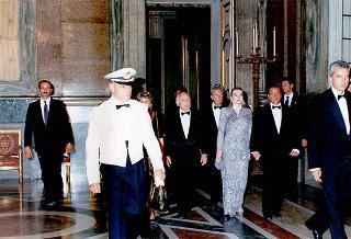 Reggia di Caserta. Ricevimento offerto dal Presidente della Repubblica per il Vertice di Napoli