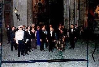 Reggia di Caserta. Ricevimento offerto dal Presidente della Repubblica per il Vertice di Napoli