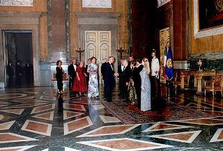 Reggia di Caserta. Ricevimento offerto dal Presidente della Repubblica per il Vertice di Napoli