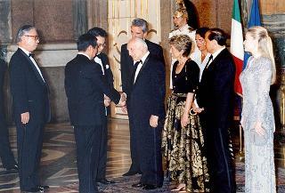 Reggia di Caserta. Ricevimento offerto dal Presidente della Repubblica per il Vertice di Napoli