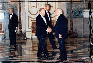 Reggia di Caserta. Ricevimento offerto dal Presidente della Repubblica per il Vertice di Napoli