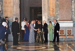 Reggia di Caserta. Ricevimento offerto dal Presidente della Repubblica per il Vertice di Napoli