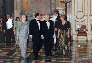 Reggia di Caserta. Ricevimento offerto dal Presidente della Repubblica per il Vertice di Napoli
