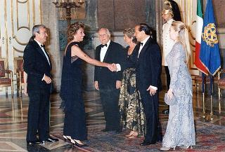 Reggia di Caserta. Ricevimento offerto dal Presidente della Repubblica per il Vertice di Napoli