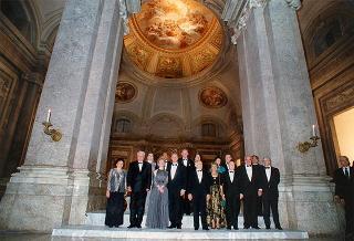 Reggia di Caserta. Ricevimento offerto dal Presidente della Repubblica per il Vertice di Napoli