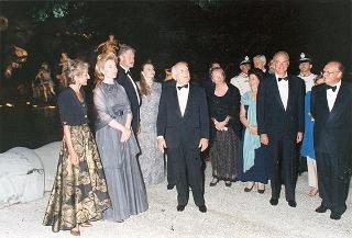 Reggia di Caserta. Ricevimento offerto dal Presidente della Repubblica per il Vertice di Napoli