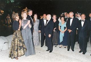 Reggia di Caserta. Ricevimento offerto dal Presidente della Repubblica per il Vertice di Napoli
