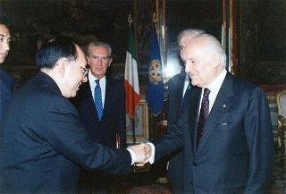 Wu Minglian, nuovo ambasciatore della Repubblica Popolare Cinese: presentazione di lettere credenziali