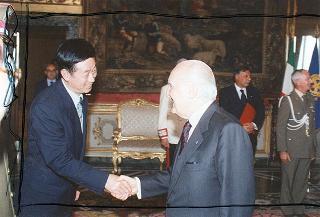 Wu Minglian, nuovo ambasciatore della Repubblica Popolare Cinese: presentazione di lettere credenziali