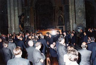 Funerali di Stato del sen. Giovanni Spadolini. Roma, Basilica di S. Maria sopra Minerva