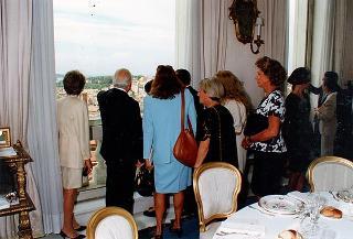 Incontro del Presidente della Repubblica Oscar Luigi Scalfaro con il Presidente della Repubblica delle Filippine e signora Ramos, e successiva colazione nel Belvedere del Torrino