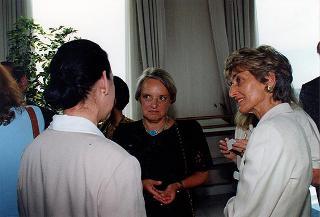 Incontro del Presidente della Repubblica Oscar Luigi Scalfaro con il Presidente della Repubblica delle Filippine e signora Ramos, e successiva colazione nel Belvedere del Torrino
