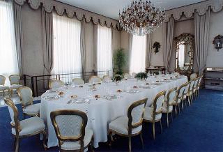 Incontro del Presidente della Repubblica Oscar Luigi Scalfaro con il Presidente della Repubblica delle Filippine e signora Ramos, e successiva colazione nel Belvedere del Torrino