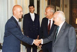 Esponenti del Comitato di informazione e di iniziative per la pace