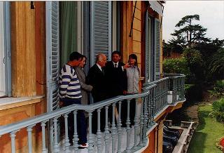 Cav. Mario Crocamo con la famiglia