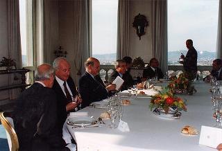 Incontro e successiva colazione in onore del Presidente della Repubblica del Cile, Sua Eccellenza  Eduardo Frei